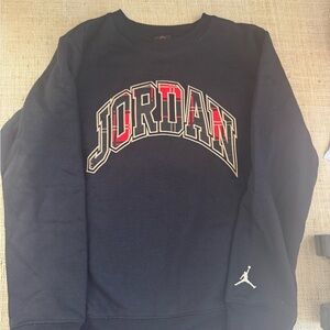 Jordan Kids Black and Red Sweatshirt
